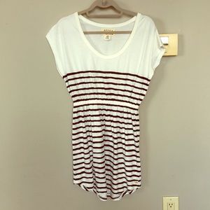 Striped cotton dress